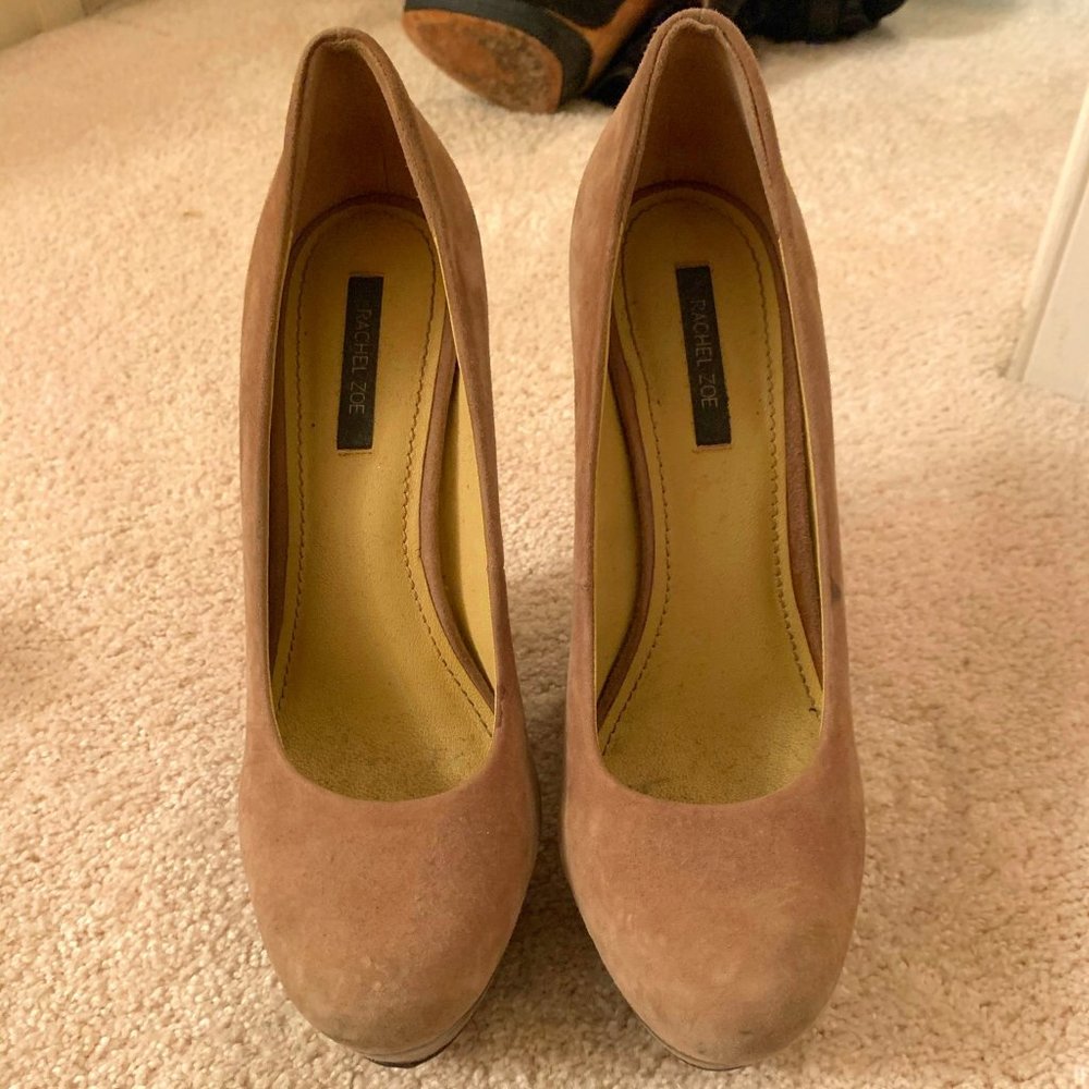 Rachel Zoe Retro Nude Platforms